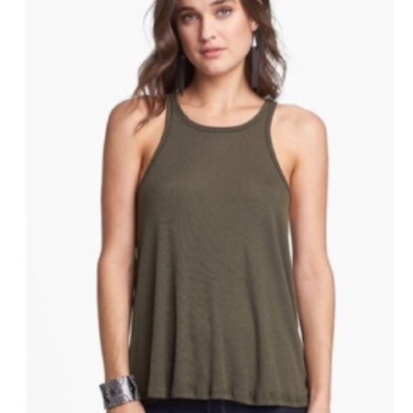 Free People Tops - Free People Movement Ribbed racerback tank top size small
